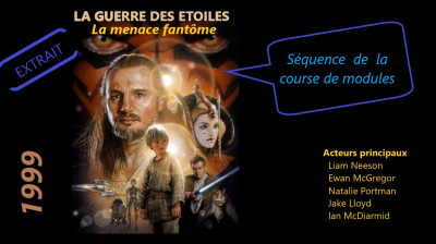La menace fantôme (Star wars I, 1999) – la course de modules.