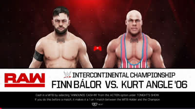Kurt Angle vs Finn Bálor (WWE 2K19)