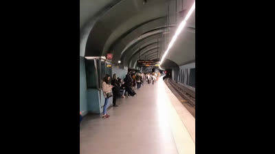 ESTACION DE METRO MARQUÉS DE POMBAL, LISBOA , PORTUGAL