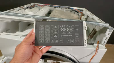 Como desmontar el teclado tactil de la lavadora Bosch