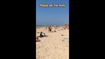 INCREIBLE‼️ PLAYA DE TEL AVIV-ISRAEL