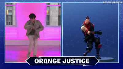 (VOSTFR) BTS et Jimmy Fallon relèvent le défi de danse de Fortnite