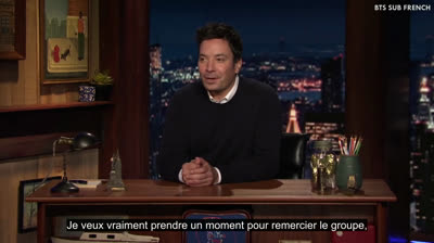 (VOSTFR) Jimmy remercie BTS et les ARMY