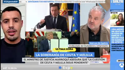 Escuchad lo que dice Marcos de Quinto retrata al Gobierno Sánchez por Ceuta y da la clave para “hundir” a Marruecos
