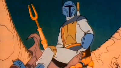 Caricatura de Boba Fett - El Especial de Navidad de La Guerra de las Galaxias (1978)