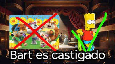 Bart es castigado 5 - Bart cancela a los buffycats