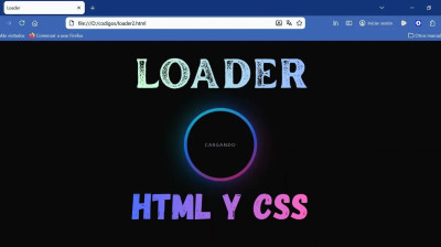 Cómo crear un loader con HTML y CSS - Web development
