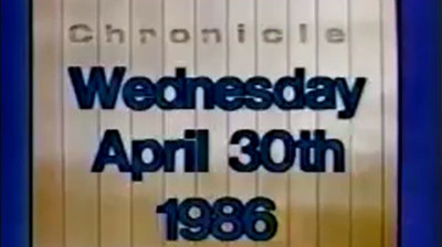 WCVB Channel 5 - Chronicle open - April 30, 1986