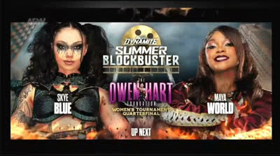 Sky Blue vs. Maya World - Owen Hart Foundation 2026 Women's Tournament Quarter Final Match - AEW Dynamite (2026-06-10)