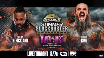 Swerve Strickland vs. Brody King - Owen Hart Foundation 2026 Men's Tournament Semi Final Match - AEW Dynamite (2026-06-10)