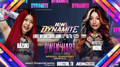 Mercedes Mone vs. Hazuki - Owen Hart Foundation 2026 Women's Tournament Semi Final Match - AEW Dynamite (2026-06-17)