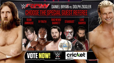 Daniel Bryan vs Dolph Ziggler - Special Guest Referee Match (Full Match)