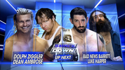 Dolph Ziggler & Dean Ambrose vs Bad News Barrett & Luke Harper (Full Match)