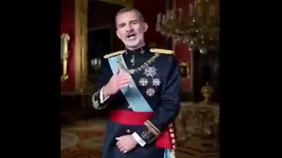Mensaje de Letizio VI el globalista a la nación.