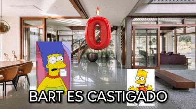 Bart es castigado 14 - Bart desaprobó el examen