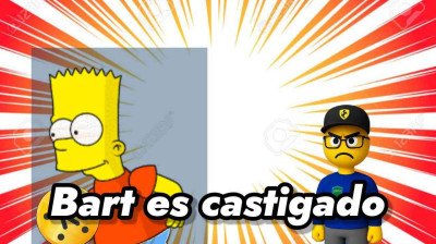 Bart es castigado 17 - Bart le roba la plata de oro de Kinemaster a Leon Paynemil