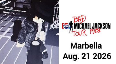 Michael Jackson - Rock With You, Bad world tour Marbella 1988 in Roblox