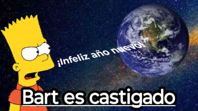 Bart es castigado 22 - Bart dice Infeliz año nuevo 2026