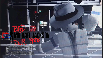 Michael Jackson - Smooth Criminal, Bad world tour Marbella 1988 in Roblox