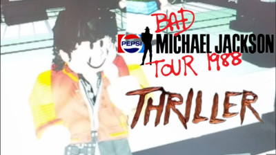 Michael Jackson - Thriller, Bad world tour Marbella 1988 in Roblox