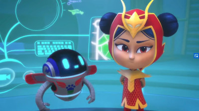 PJ Masks O Dragão do Macaco-Gu;Lagartixo Ama o Lionel