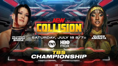 Hikaru Shida vs. Queen Aminata - AEW TBS Championship - AEW Collision (2026-07-18)