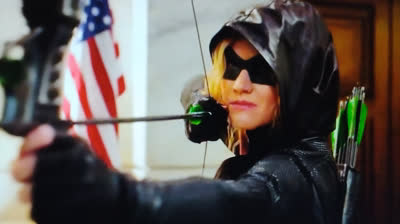 Green Arrow (Mia Smoak) Fight Scenes - Arrowverse Crossovers