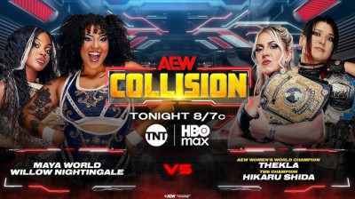 Maya World y Willow Nightingale vs. Thekla y Hikaru Shida - AEW Collision (2026-07-25)