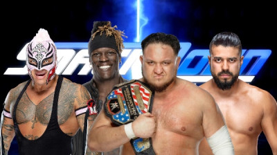 Rey Mysterio & R-Truth vs Samoa Joe & Andrade (Full Match)