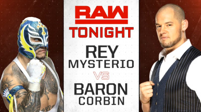 Rey Mysterio vs Baron Corbin (Full Match)