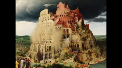 La torre de Babel se está derrumbando.  The Babel tower is coming down. ??