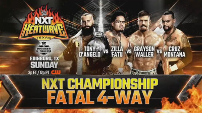 Tony D'Angelo vs Grayson Waller vs Cruz Montana vs Zilla Fatu (Full Match)