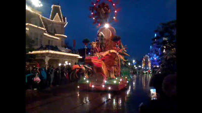 défilé de Noël 2017 a Disneyland Paris