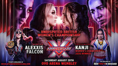 Alexxis Falcon vs. Kanji - RevPro Undisputed British Women's Championship Match - RevPro 14 Year Anniversary Show (2026-08-29)