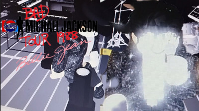 Michael Jackson - Billie Jean, bad world tour Marbella 1988 in Roblox