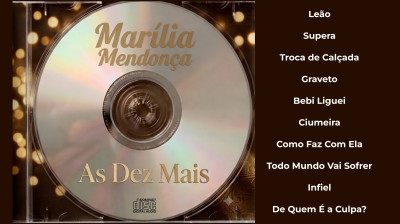 Marília Mendonça - As Dez Mais (CD Completo