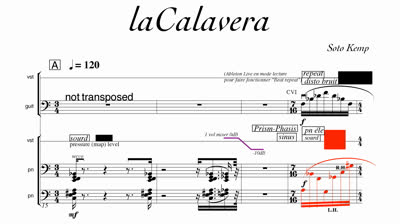 "laCalavera" (2026) (VIDEO SCORE)