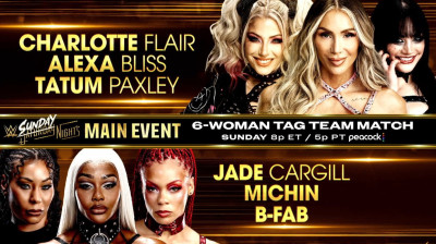 Charlotte Flair, Alexa Bliss & Tatum Paxley vs Jade Cargill, Michin & B-Fab (Full Match)