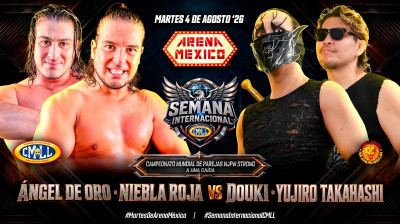 Los Hermanos Chavez vs. House Of Torture - NJPW STRONG Openweight Tag Team Championship - CMLL Semana Internacional CMLL vs. AEW (2026-08-04)