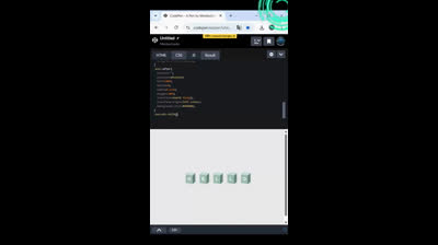 Animación 3D de letras con HTML y CSS