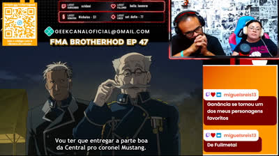 React de Fullmetal alchemist brotherhood EP 47 e 48