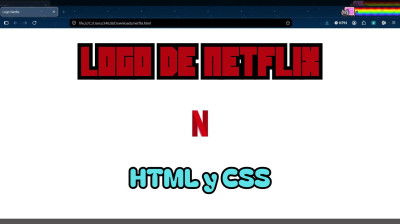Cómo crear el logo de Netflix con HTML y CSS - Web development