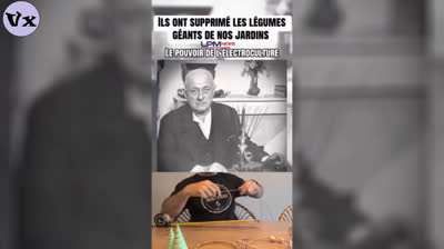 Electroculture, ils ont supprimé les légumes géants de nos jardins