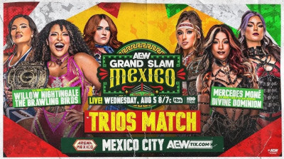 Brawling Birds & Willow Nightingale vs. Divine Dominion & Mercedes Mone - AEW Grand Slam Mexico (2026-08-05)