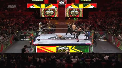 Mistico, Jericho & Darby Allin vs. The Don Callis Family - AEW Grand Slam Mexico (2026-08-05)