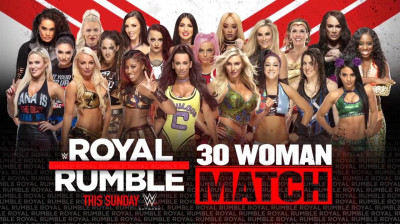30-Woman Royal Rumble Match - Royal Rumble 2019 (Full Match)