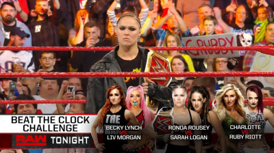 Charlotte Flair vs Ruby Riott - Beat The Clock Challenge Match (Full Match)