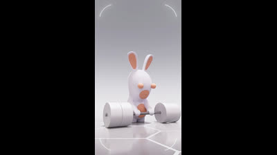 Rabbid Farts at the Gym