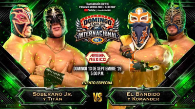 Bandido and Komander vs. Soberano Jr. and Titan