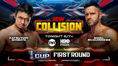 Katsuyori Shibata vs. Nigel Mcguinness - Continental Challenge Cup First Round Match - AEW Collision (2026-08-15)